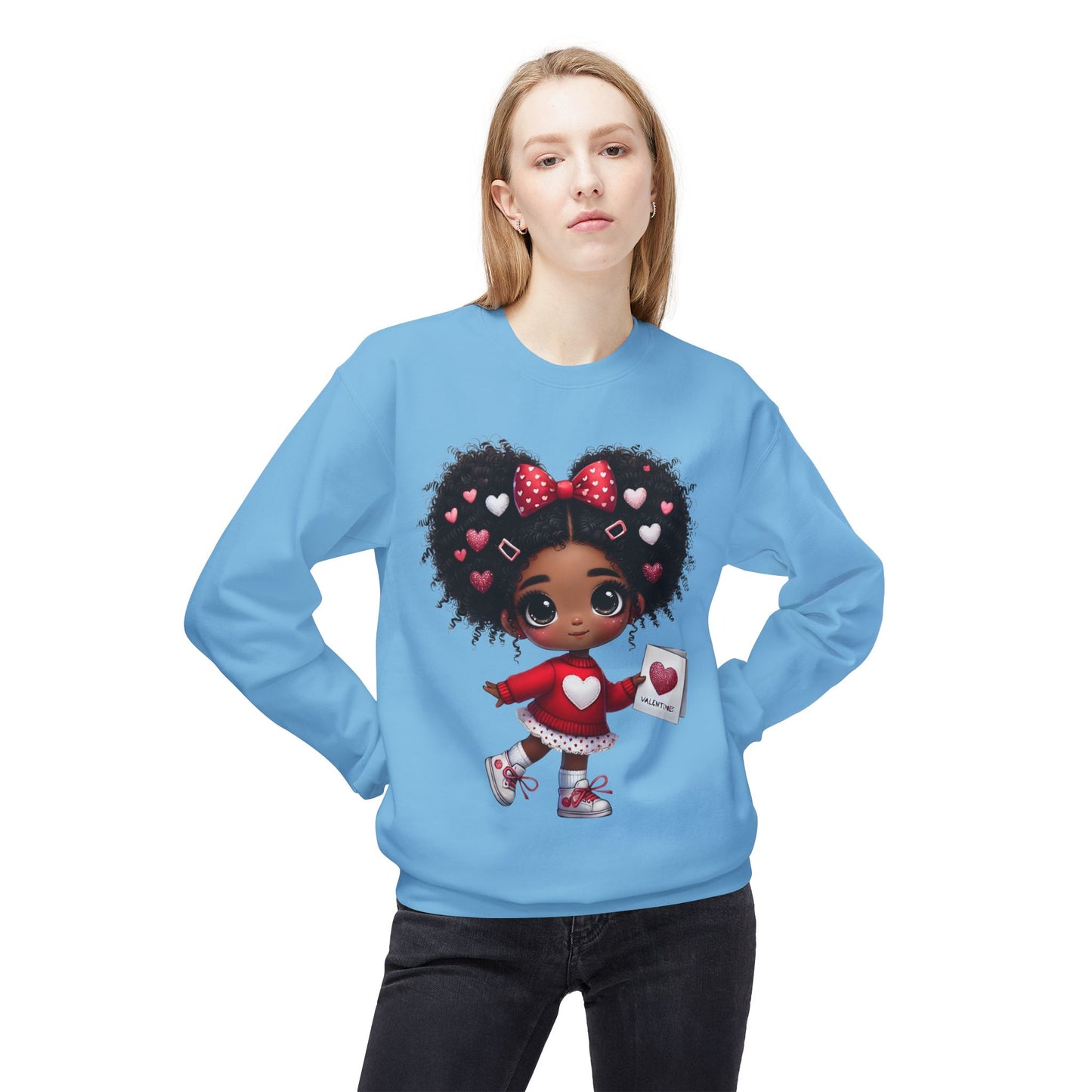 Valentines Unisex Midweight Softstyle Fleece Crewneck Sweatshirt