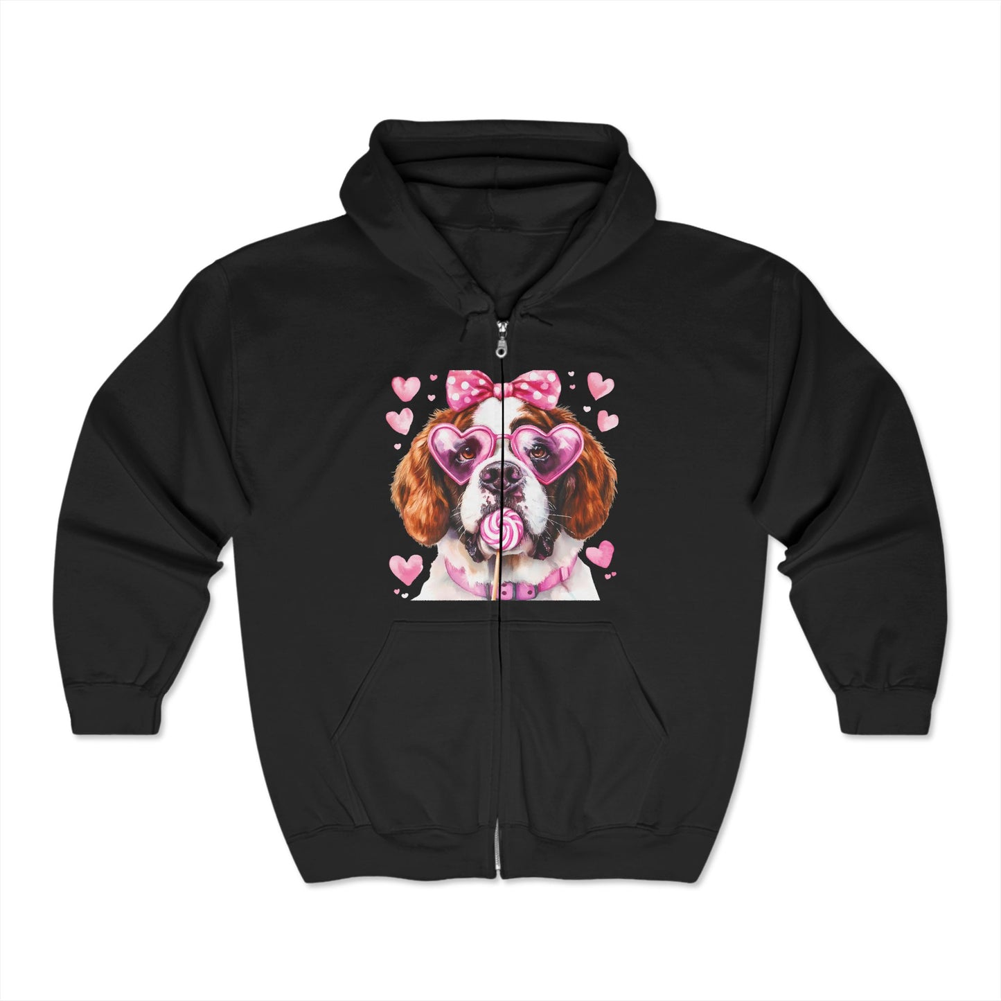 Valentines Unisex Heavy Blend™ Full Zip Hooded Sweatshirt