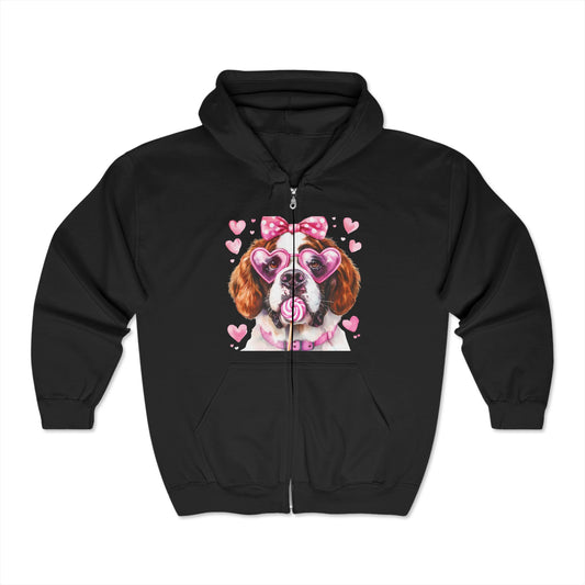 Valentines Unisex Heavy Blend™ Full Zip Hooded Sweatshirt