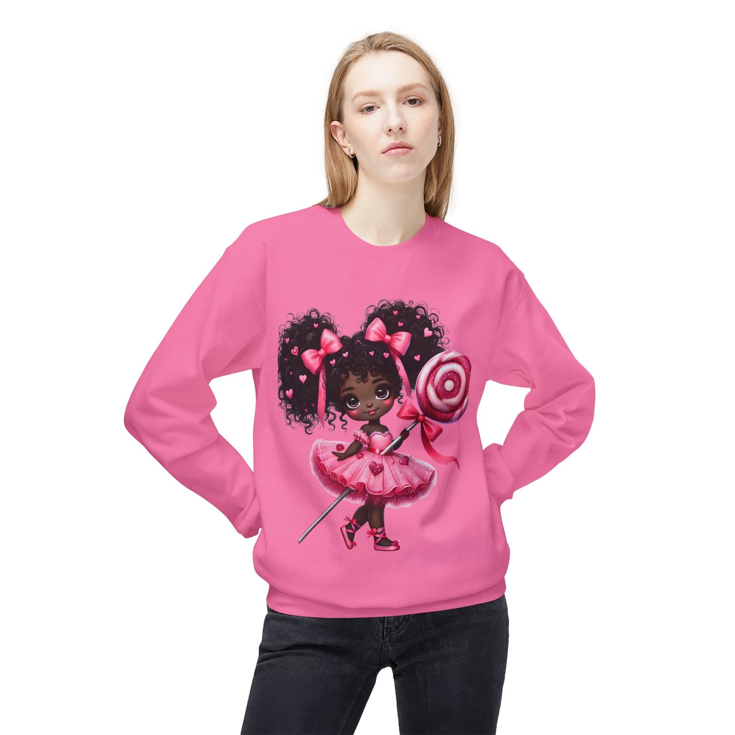 Valentines Unisex Midweight Softstyle Fleece Crewneck Sweatshirt