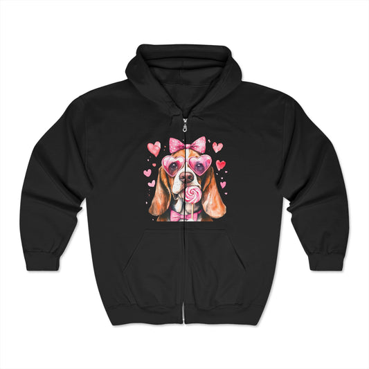 Valentines Unisex Heavy Blend™ Full Zip Hoodies