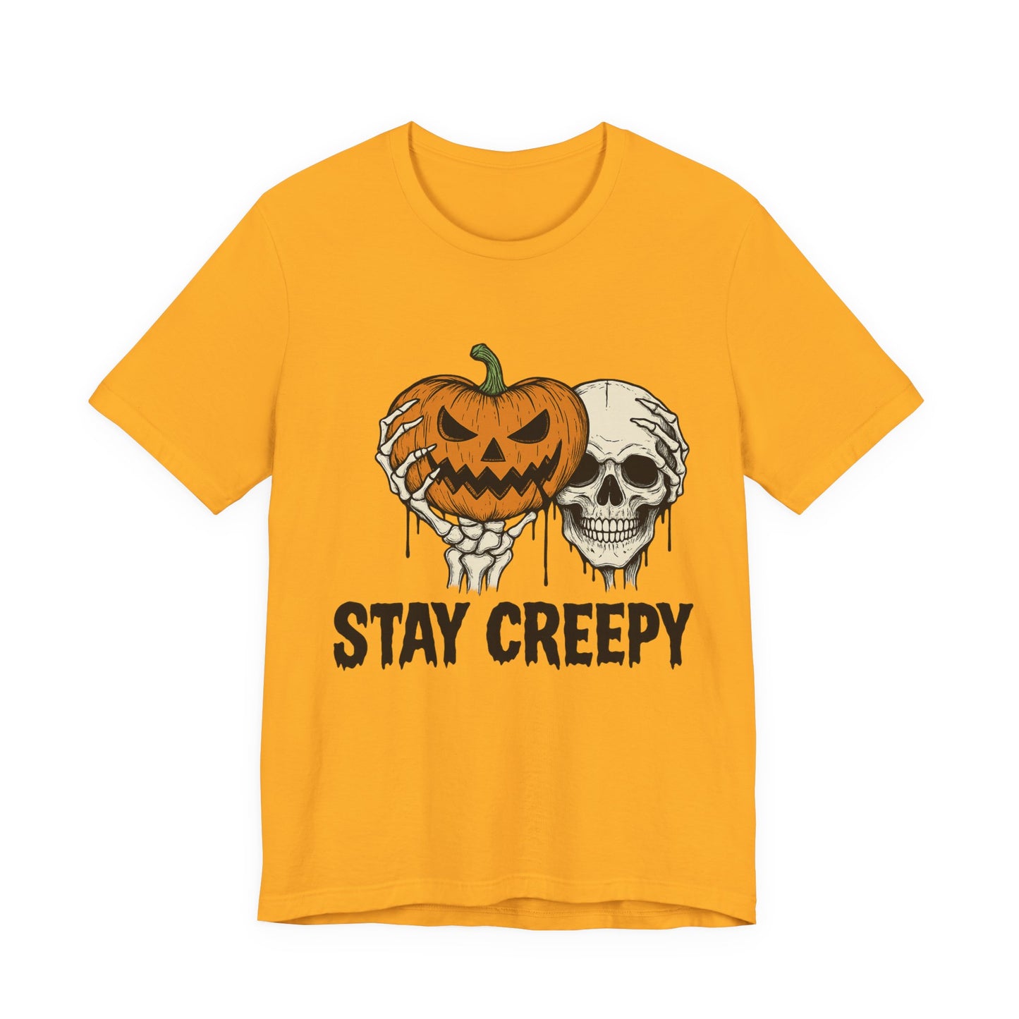 Halloween Graphic Tee - Stay Creepy Unisex Shirt, Fall Fashion, Spooky Halloween Apparel, Casual Wear, Gift for Halloween Lovers