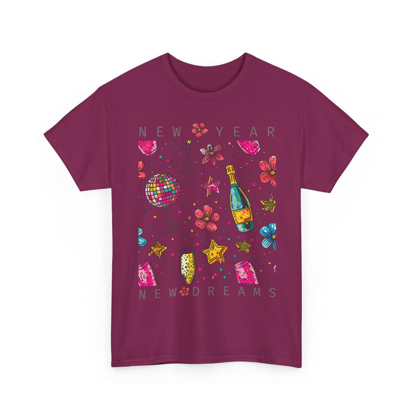 New Year Unisex Heavy Cotton Tee