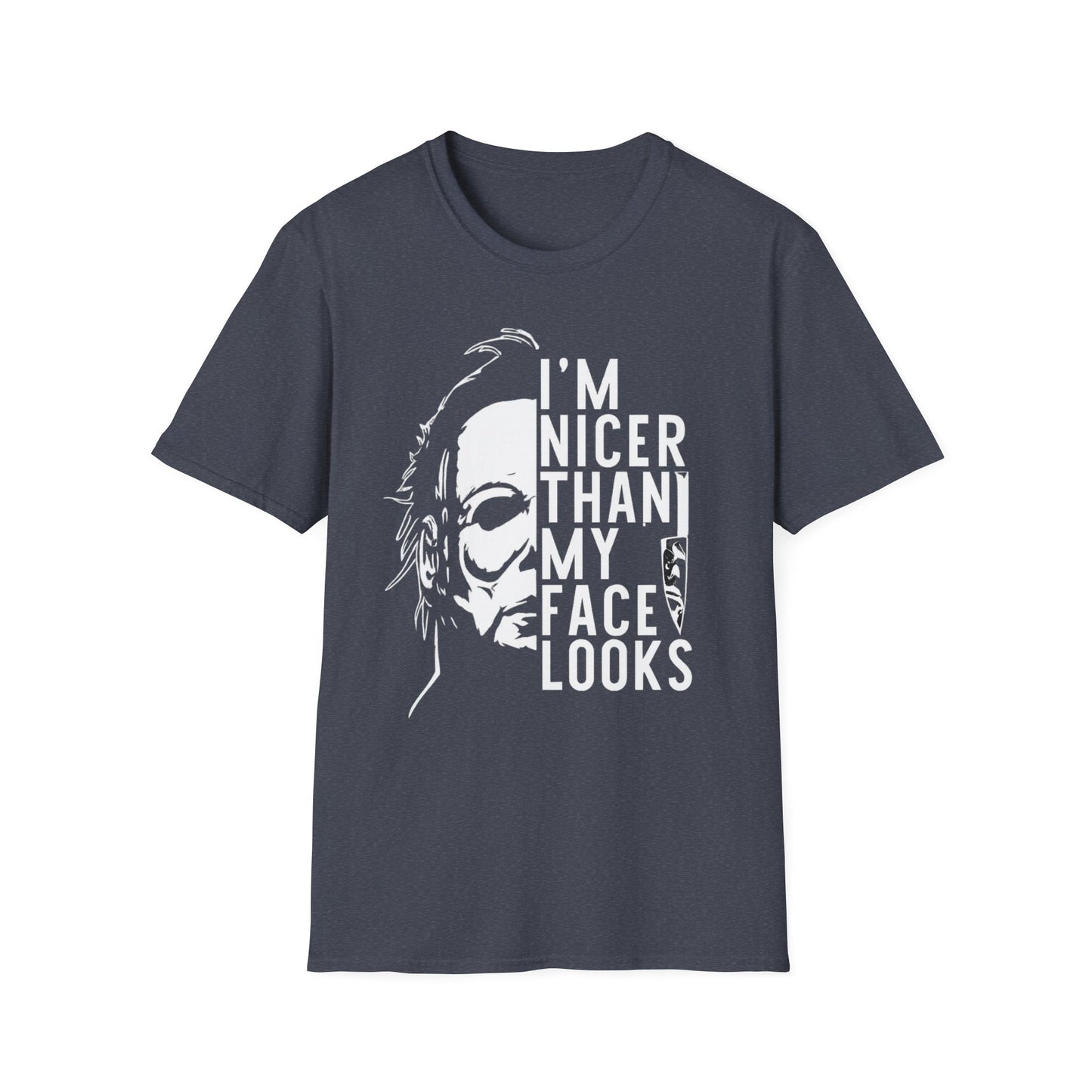 Graphic Horror-Themed Unisex T-Shirt | Perfect Gift for Halloween, Movie Lovers, Casual Wear, Unique Statement Tee
