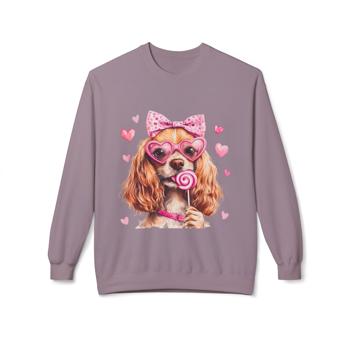 Valentines Unisex Midweight Softstyle Fleece Crewneck Sweatshirt