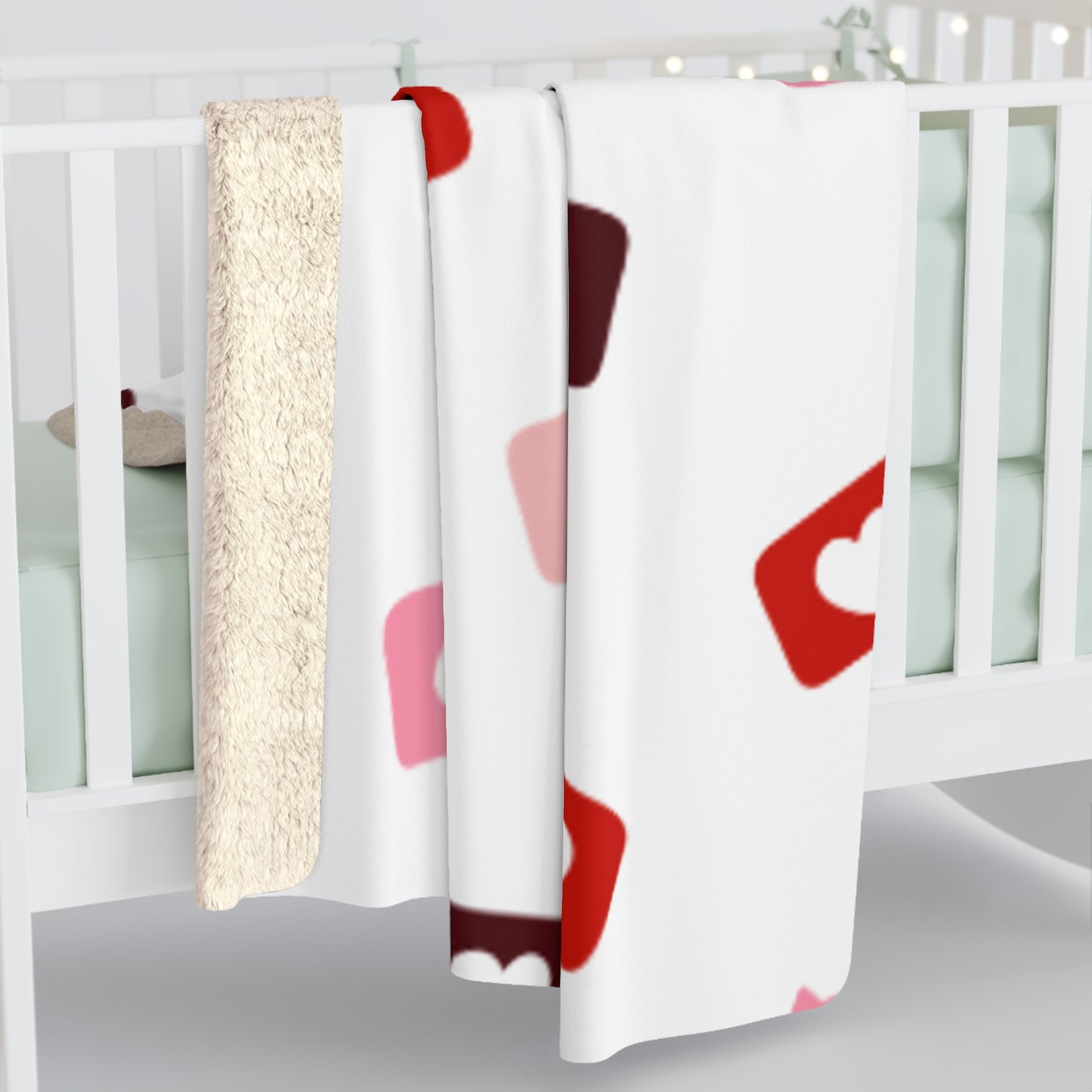 Valentines Sherpa Fleece Blanket