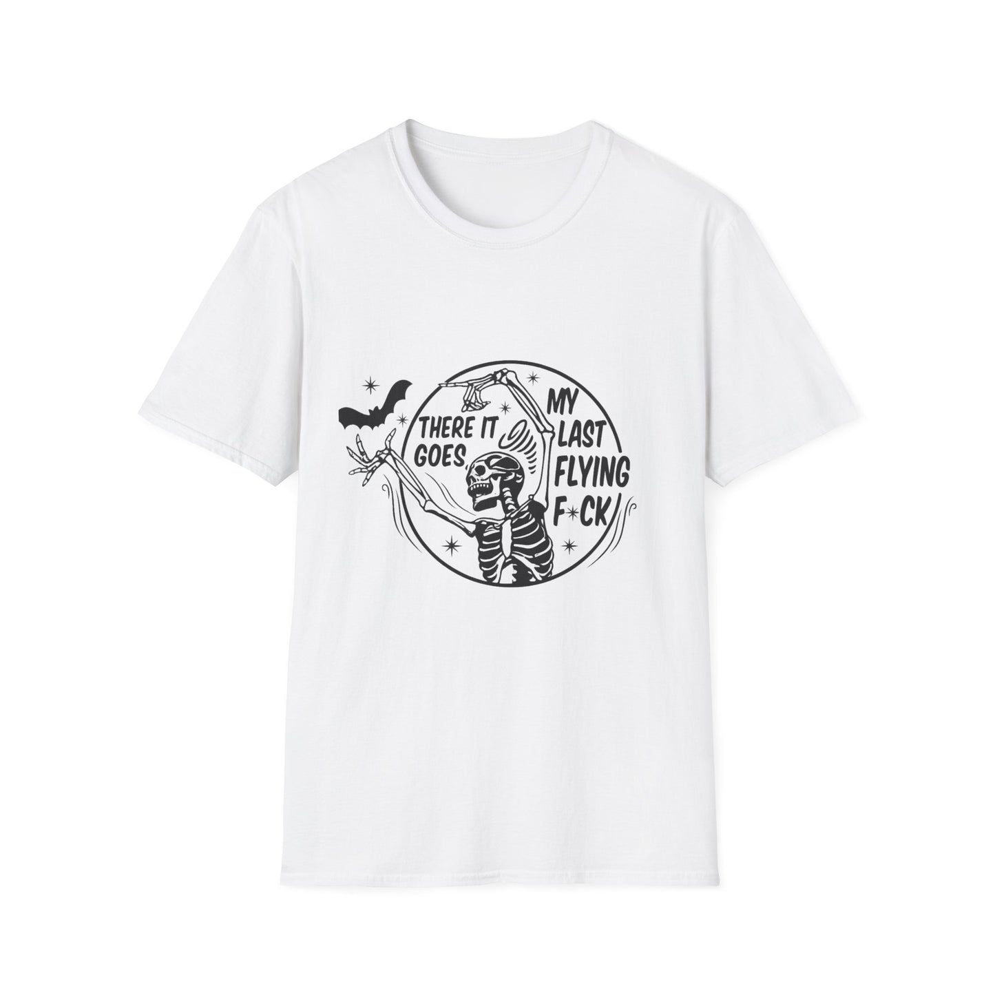 Funny Graphic Tee, There It Goes My Last Flying F*ck Shirt, Casual Wear, Gift for Friends, Relaxed Style, Humor Apparel