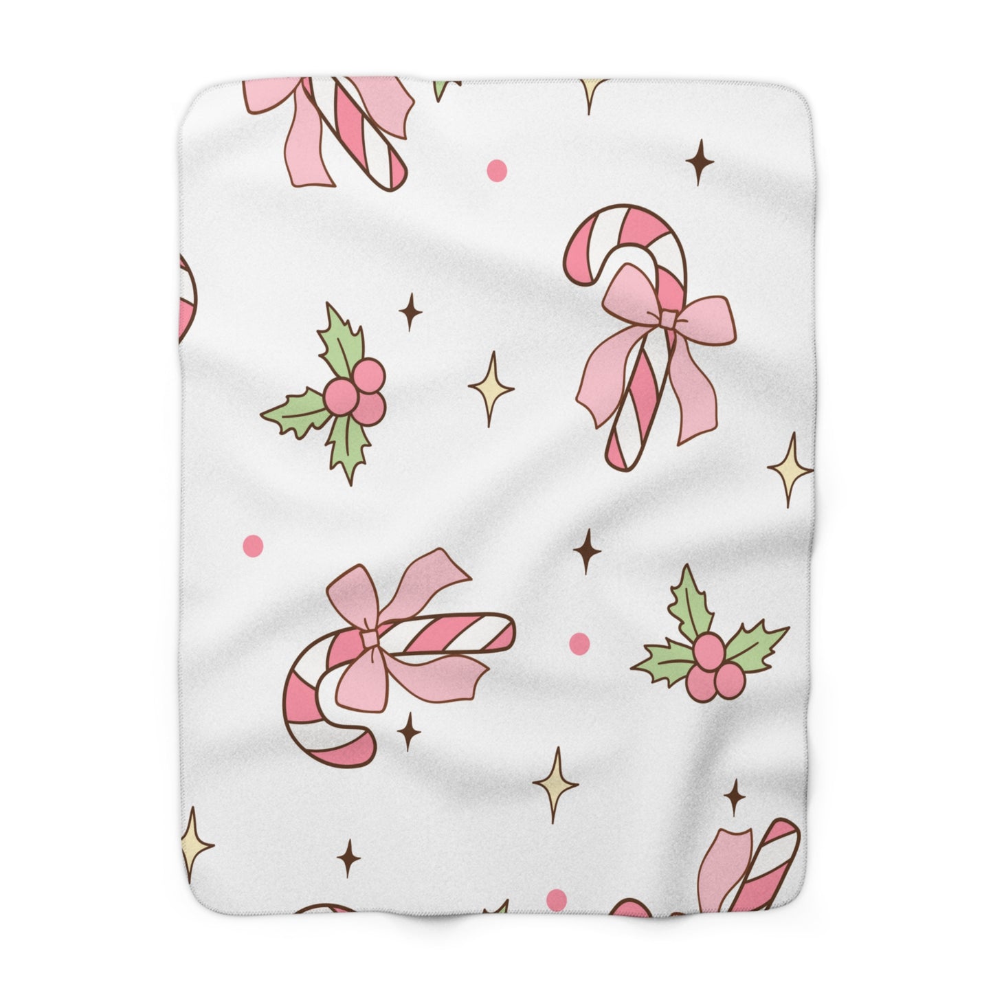 Christmas Candy Cane Blanket
