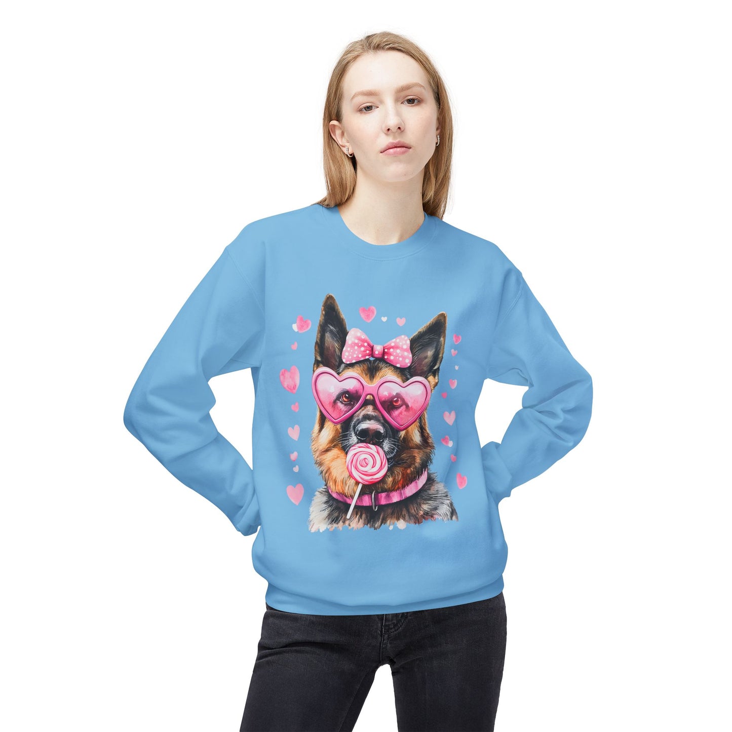 Valentines Unisex Midweight Softstyle Fleece Crewneck Sweatshirt