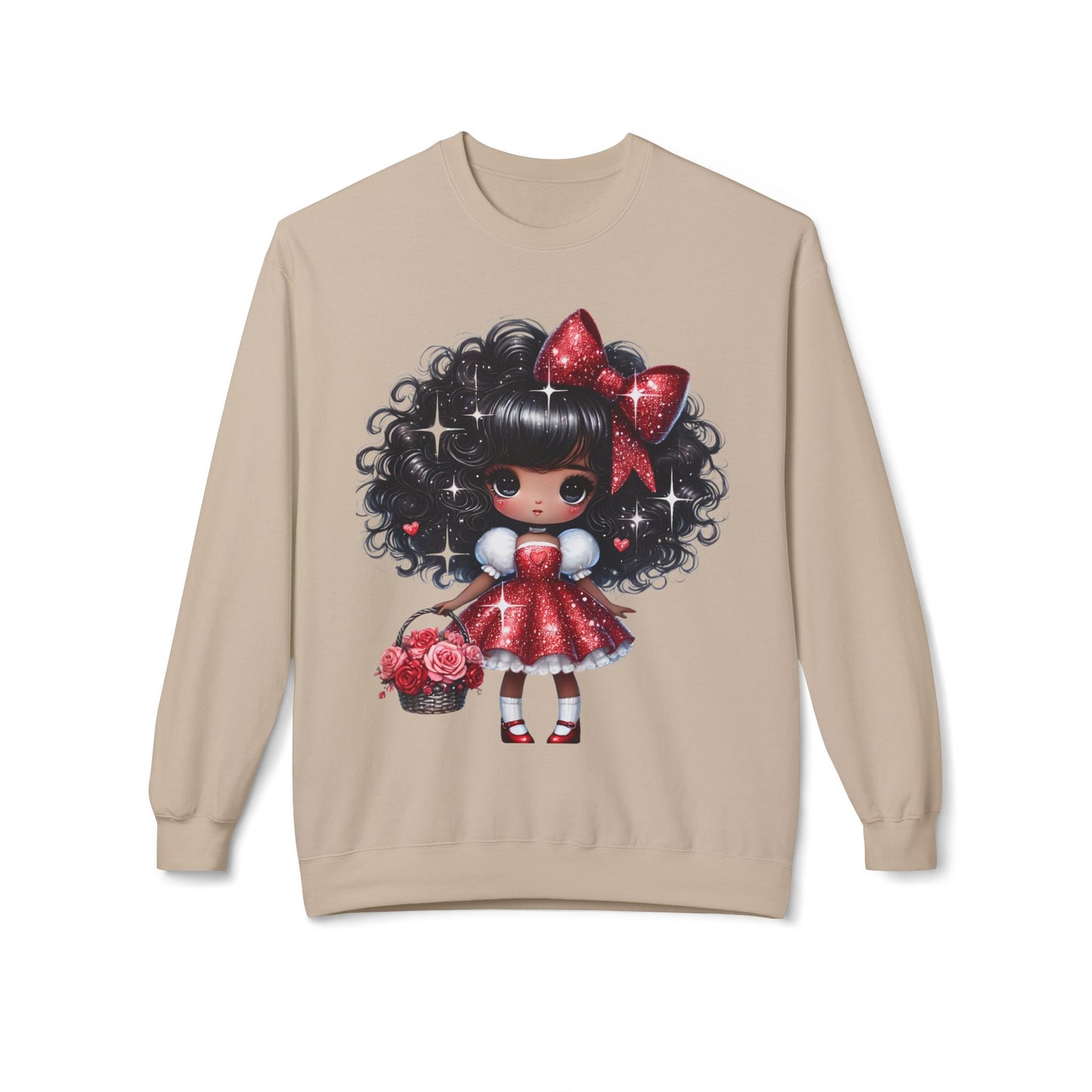 Valentines Unisex Midweight Softstyle Fleece Crewneck Sweatshirt