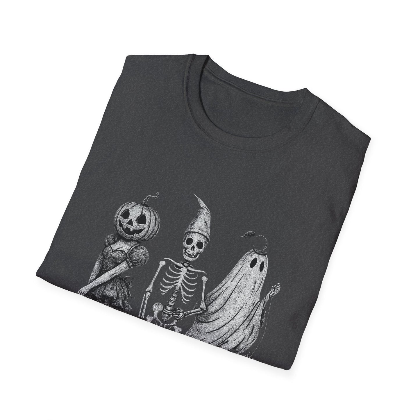 Halloween Graphic Tee, Unisex Softstyle T-Shirt, Spooky Season Shirt, Fall Fashion, Halloween Costume Top