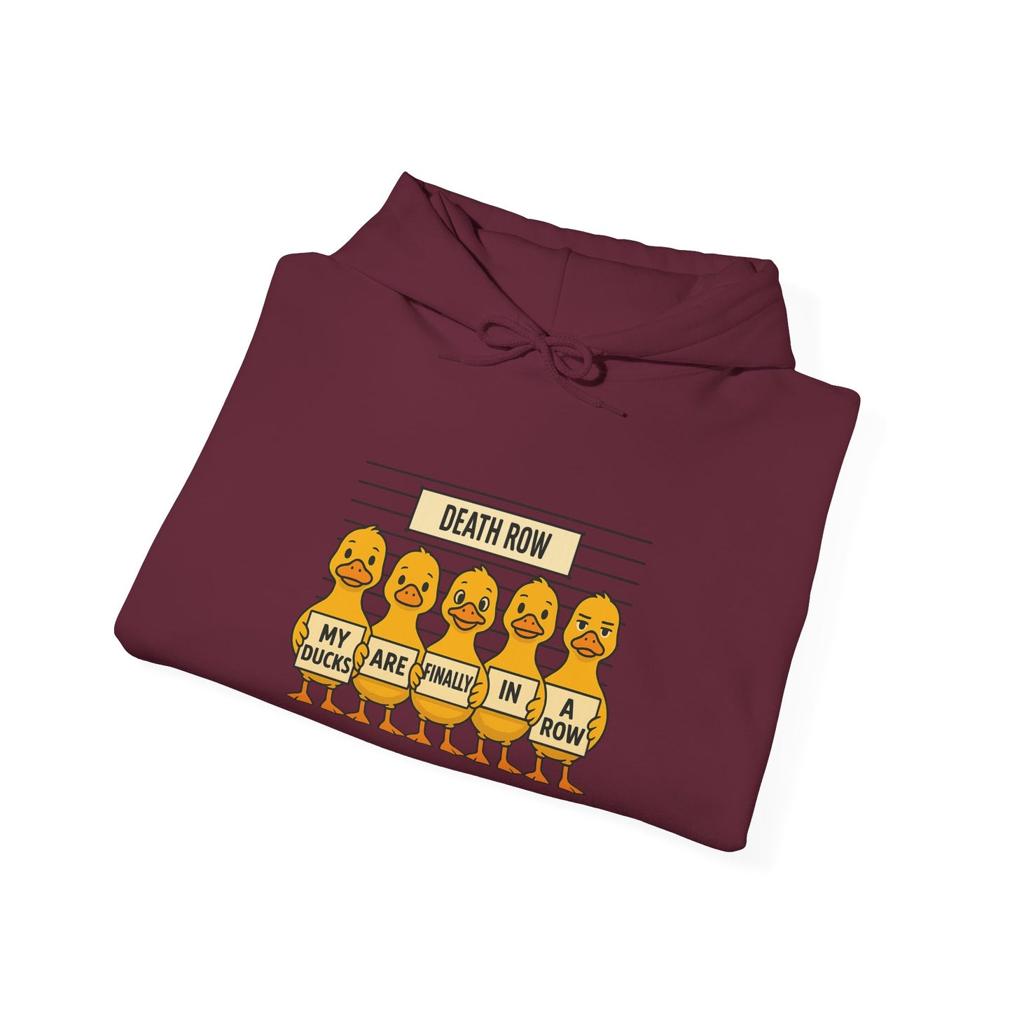 Funny Unisex Sweatshirt: Death Row Chickens, Gift for Animal Lovers, Cute Humor, Cozy Hoodie, Perfect for Casual Wear