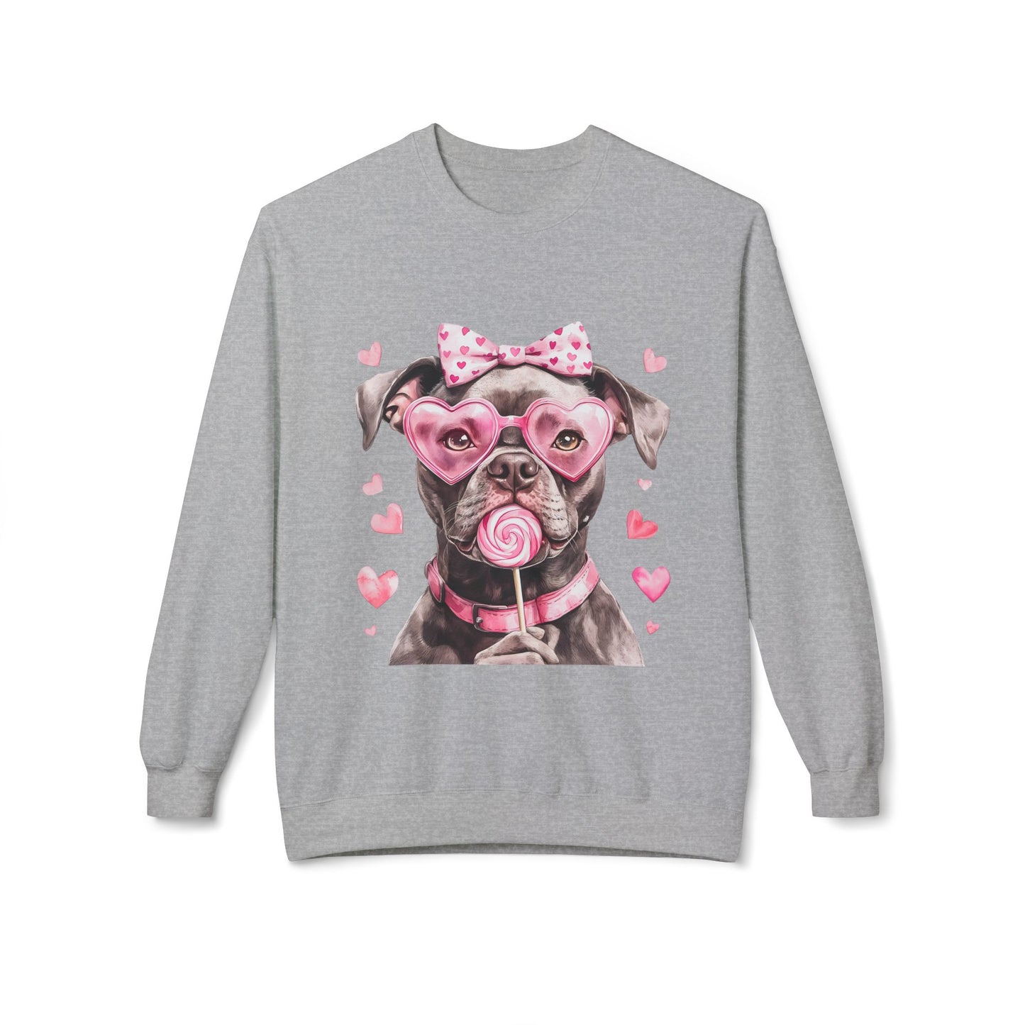Valentines Unisex Midweight Softstyle Fleece Crewneck Sweatshirt