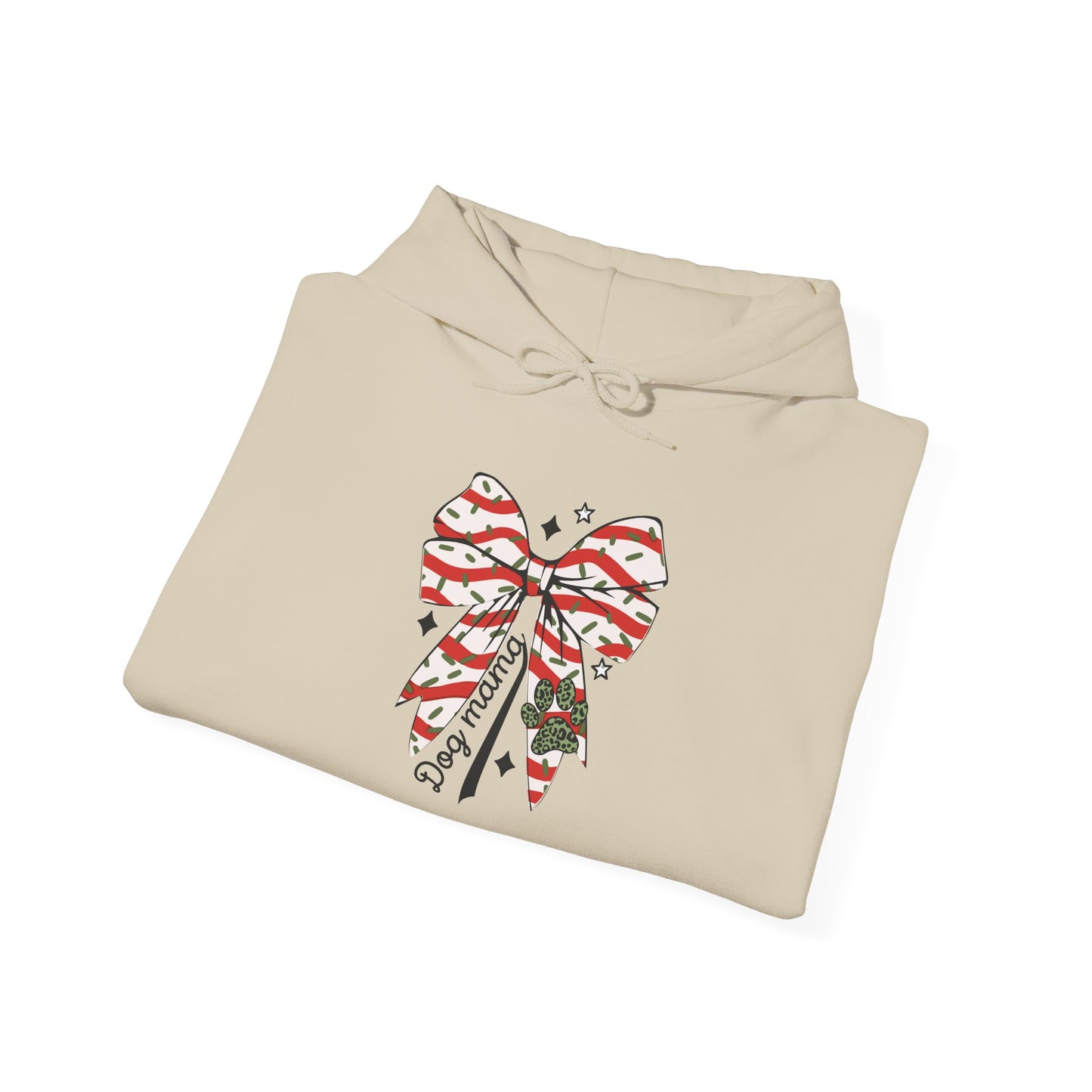 Festive Bow Hoodie for Holiday Cheer, Cozy Gift for Friends, Christmas Style, Winter Fashion, Comfortable Hoodie