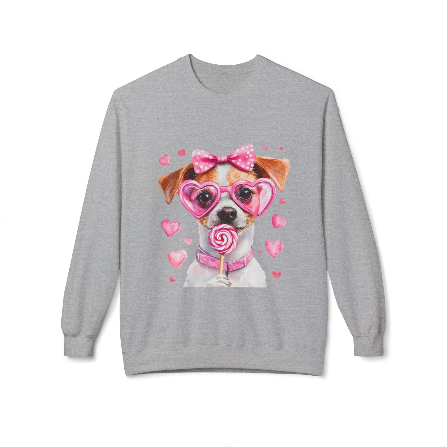 Valentines Unisex Midweight Softstyle Fleece Crewneck Sweatshirt