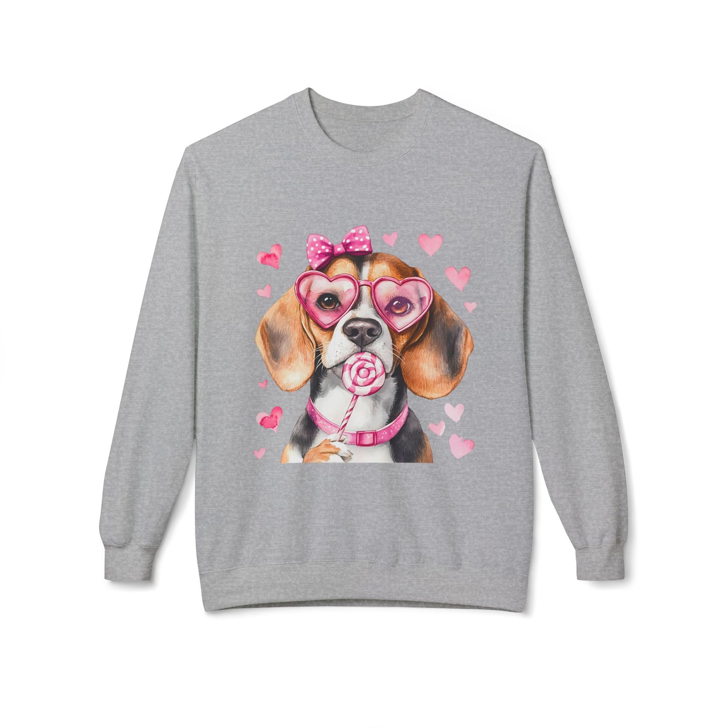 Valentines Unisex Midweight Softstyle Fleece Crewneck Sweatshirt