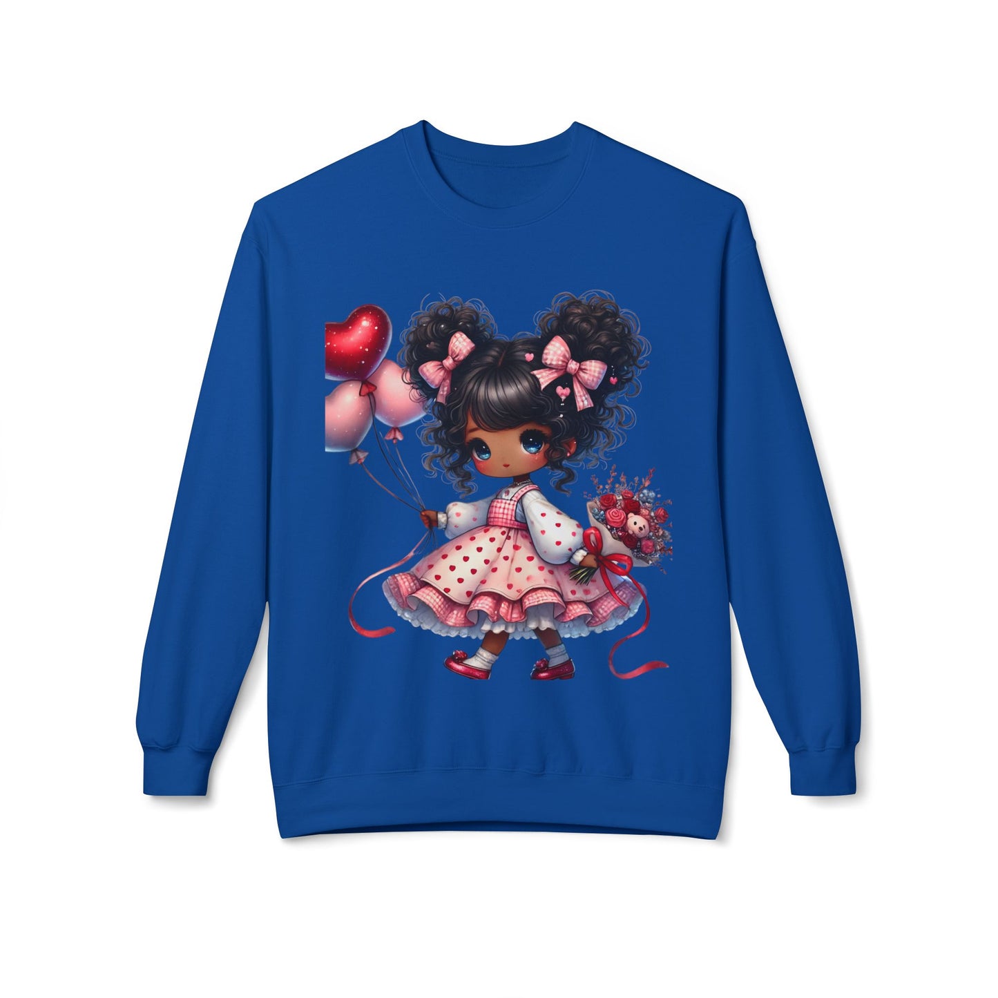 Valentines Unisex Midweight Softstyle Fleece Crewneck Sweatshirt