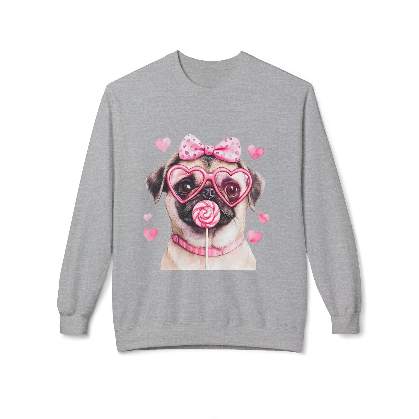 Valentines Unisex Midweight Softstyle Fleece Crewneck Sweatshirt