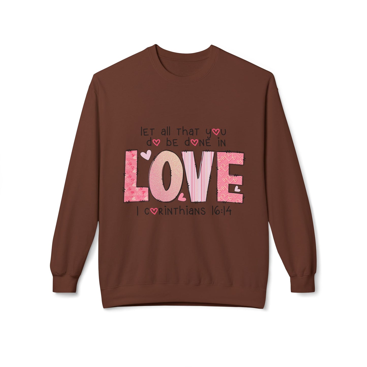 Valentines Unisex Midweight Softstyle Fleece Crewneck Sweatshirt