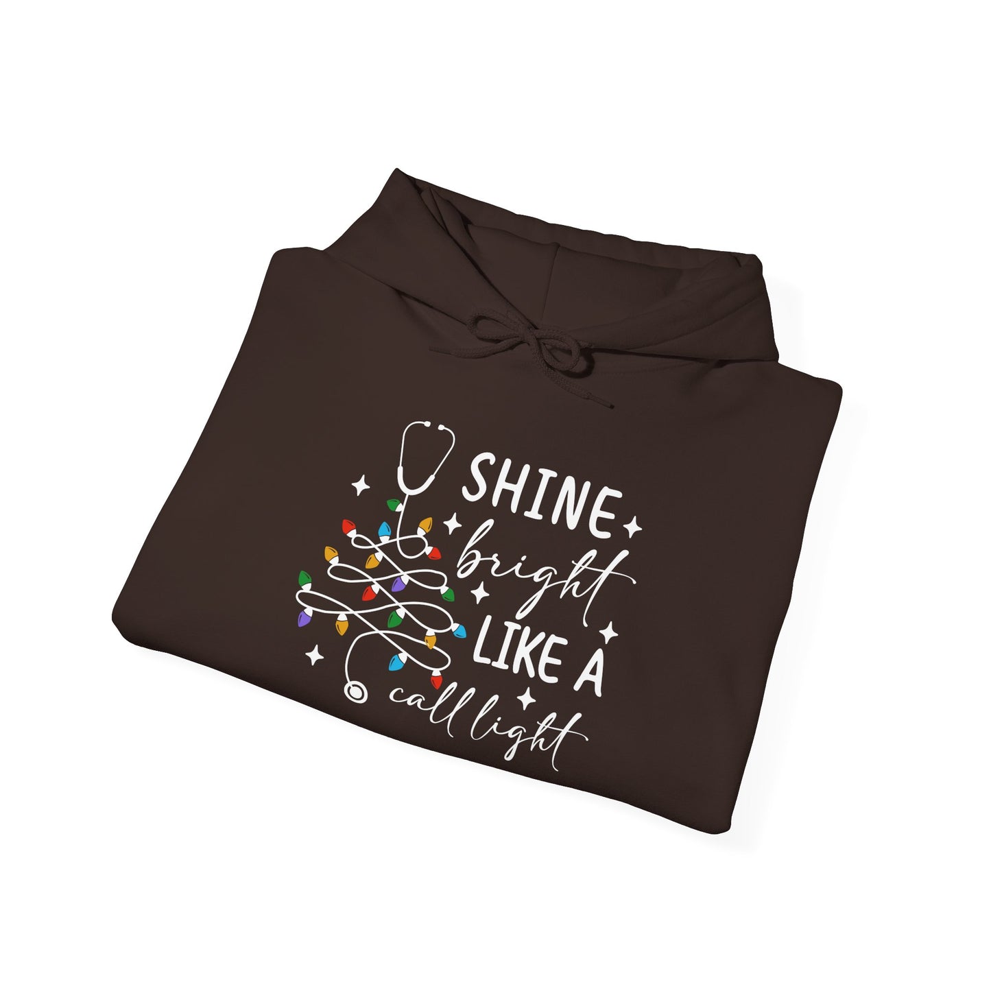 Christmas Light Hoodie, Cozy Holiday Hoodie, Winter Gift, Unisex Pullover for Festive Celebrations, Shine Bright Like a Christmas Bulb
