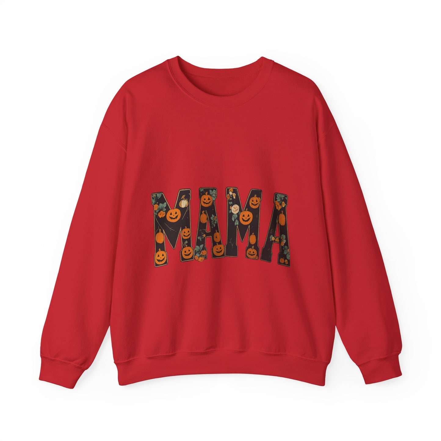 Mama Pumpkin Crewneck Sweatshirt, Fall Fashion, Halloween Gift, Cozy Sweatshirt, Casual Wear, Gift for Moms