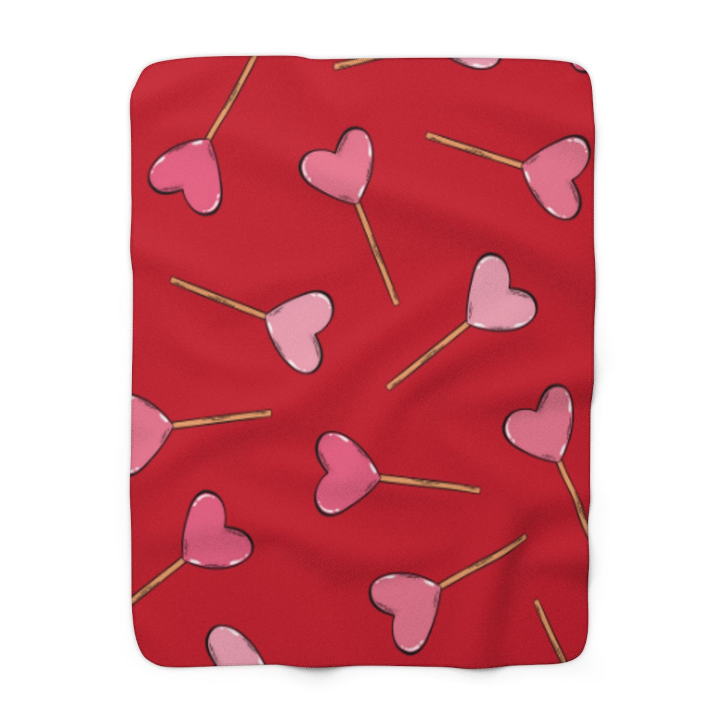 Valentines Sherpa Fleece Blanket