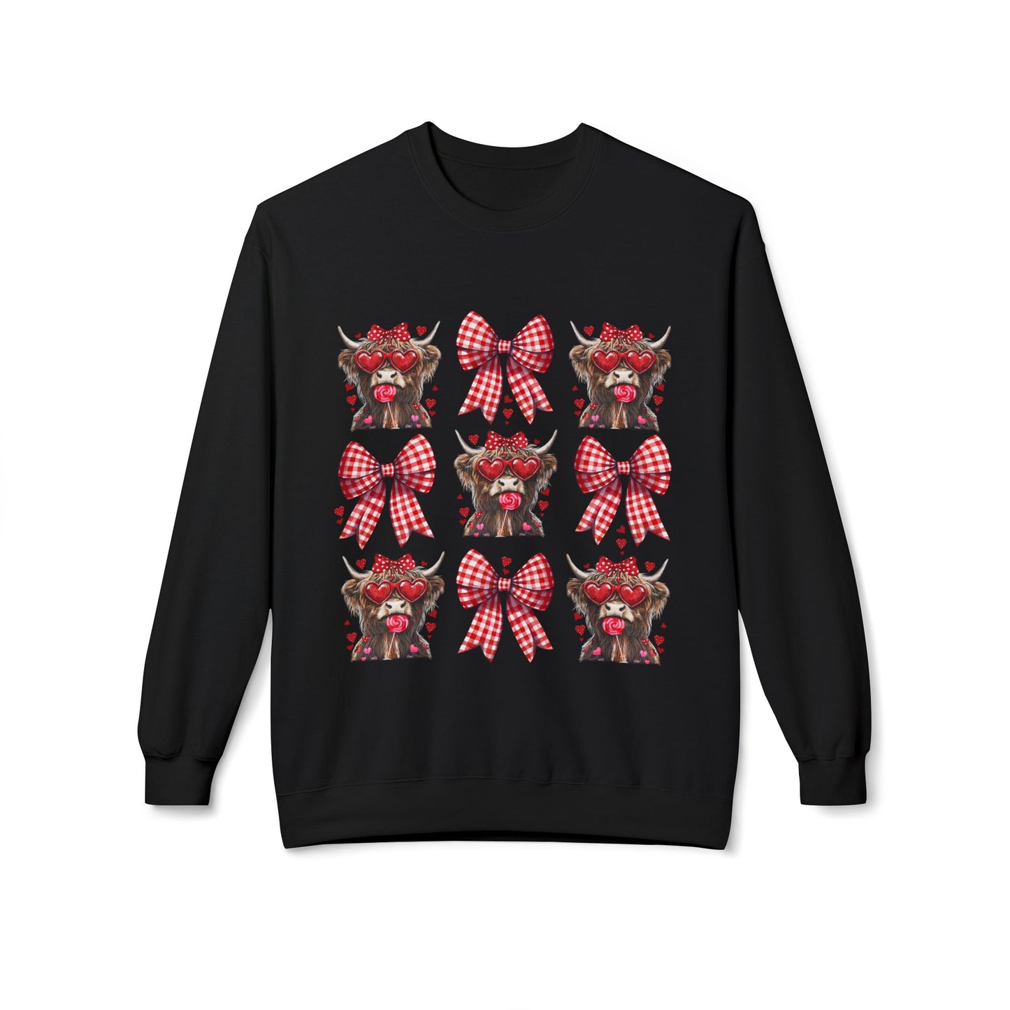 Valentines Unisex Midweight Softstyle Fleece Crewneck Sweatshirt