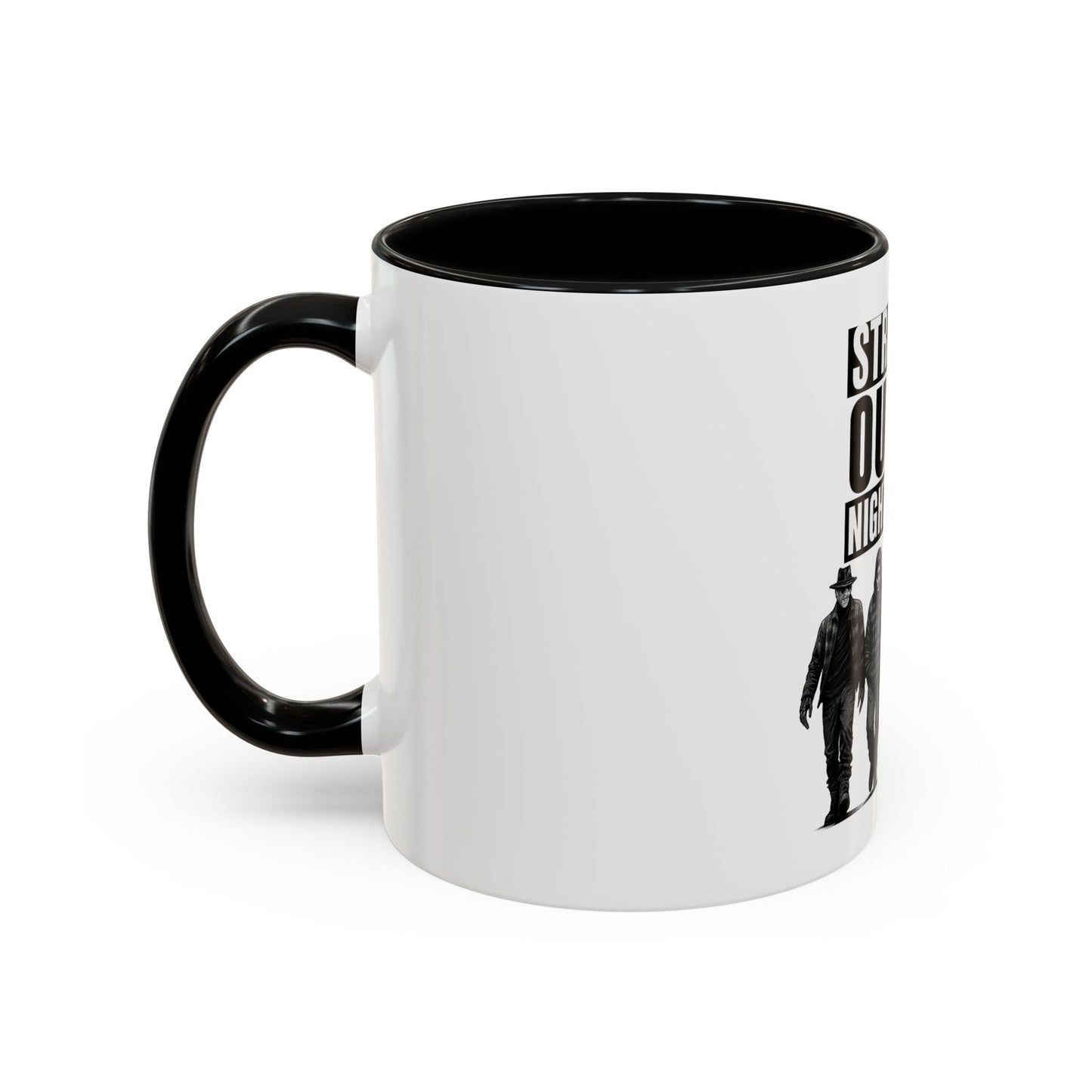 Straight Outta Nightmares Accent Coffee Mug | Spooky Mug, Horror Coffee Cup, Unique Gift for Halloween, Funware, Collectible Tea Mug