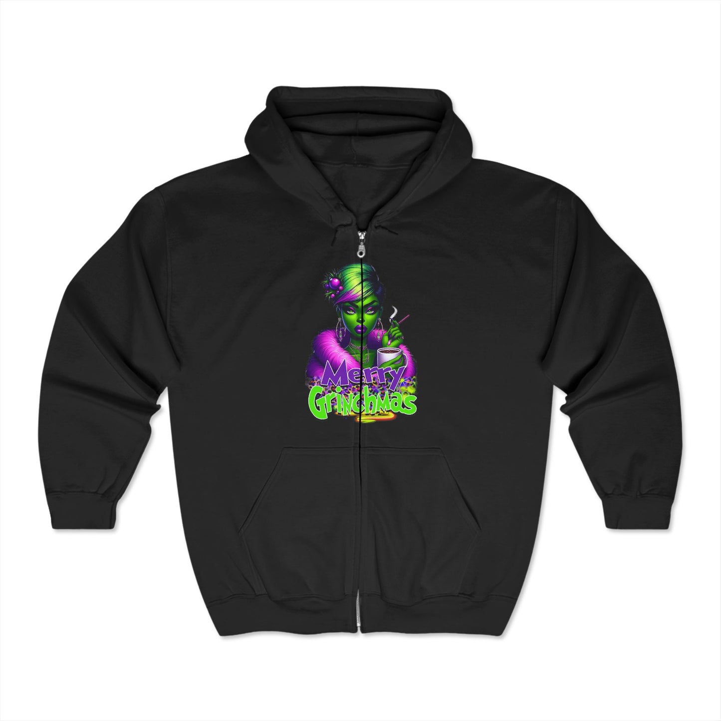 Christmas Unisex Heavy Blend™ Full Zip Hooded Sweatshirt