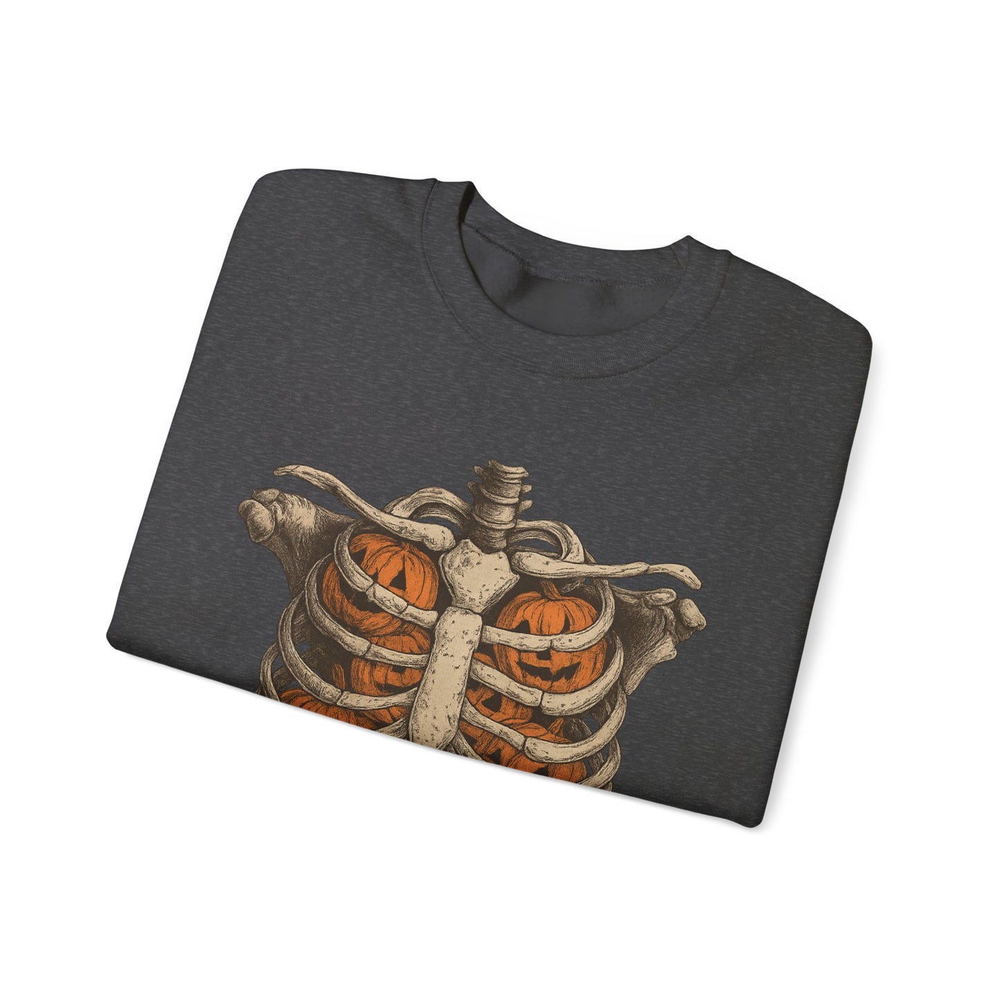 Halloween Skeleton Sweatshirt, Unisex Crewneck, Fall Fashion, Spooky Apparel, Gift for Halloween, Cozy Pullover
