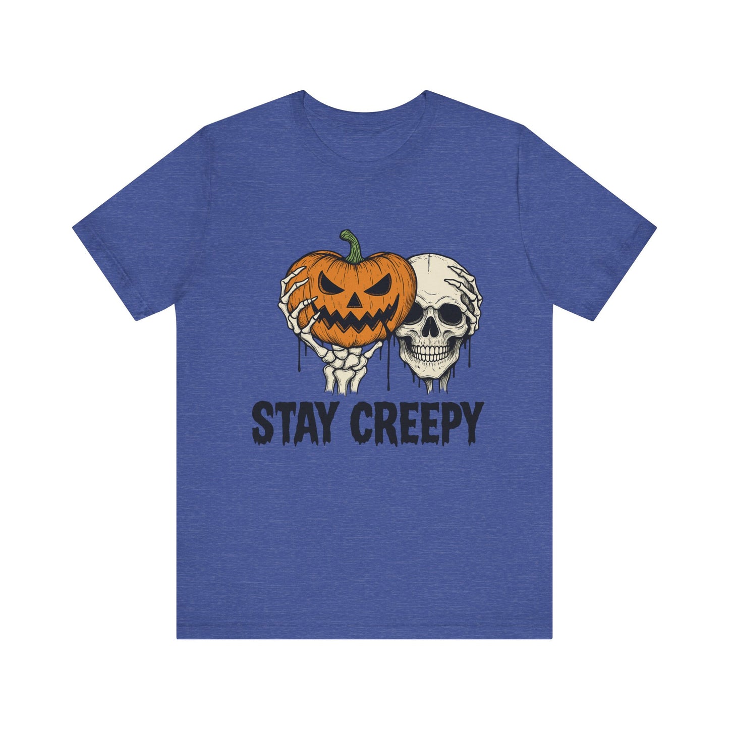 Halloween Graphic Tee - Stay Creepy Unisex Shirt, Fall Fashion, Spooky Halloween Apparel, Casual Wear, Gift for Halloween Lovers