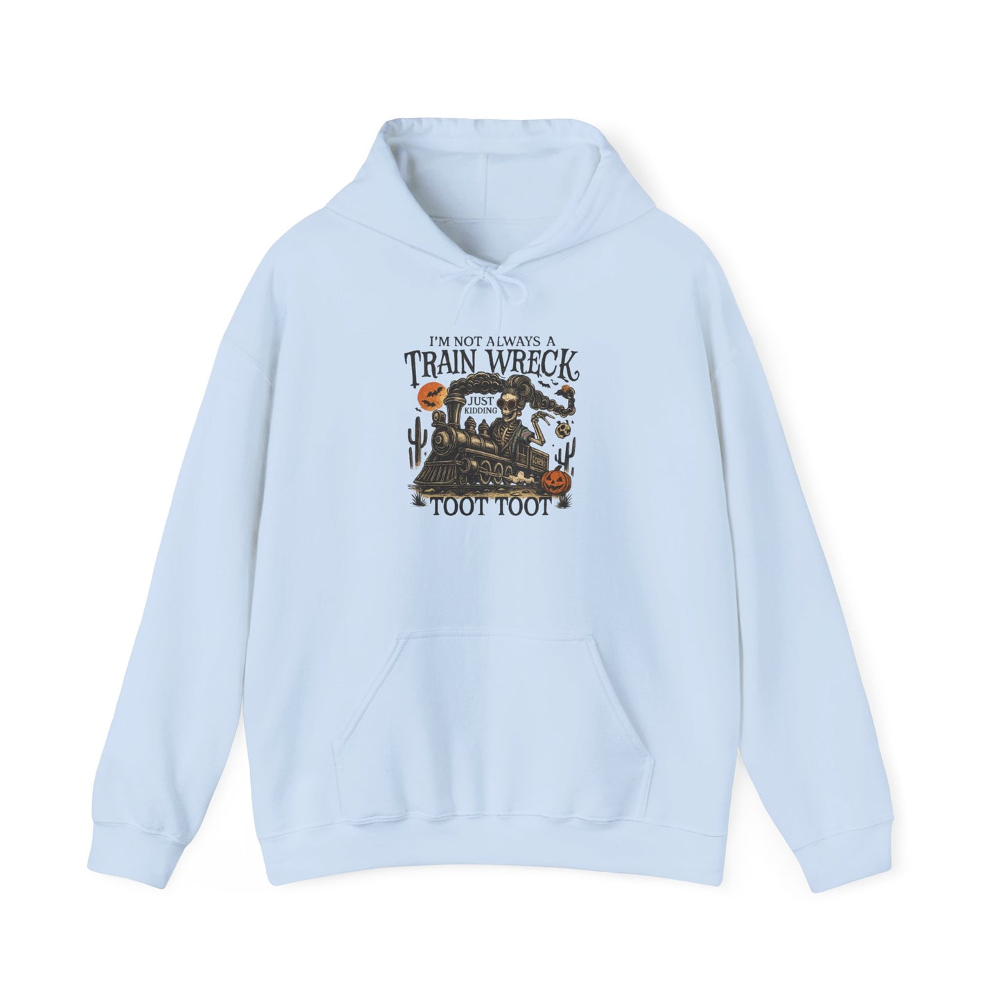 Halloween Train Toot Toot Hoodie, Cozy hoodie , Unisex Pullover, Perfect Fall Gift, Spooky Season Apparel, Halloween Costume Alternative