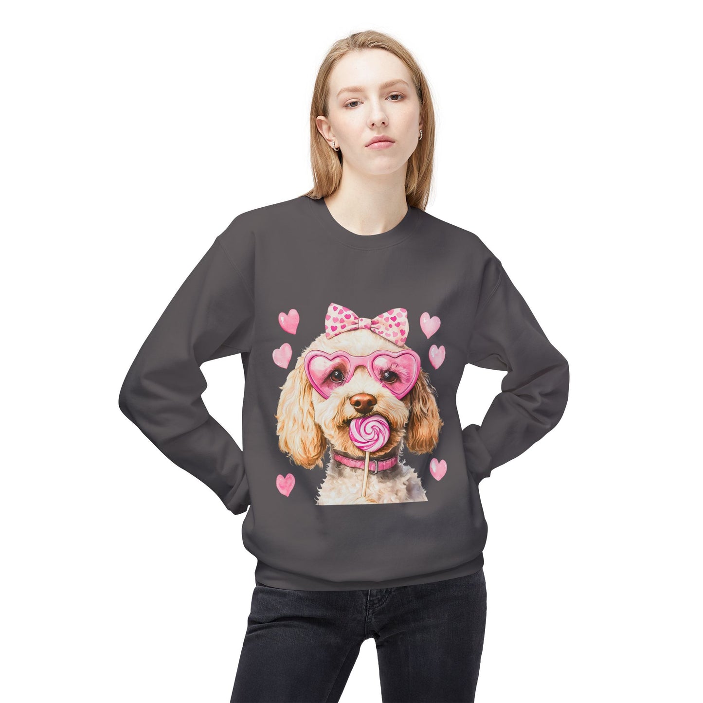 Valentines Unisex Midweight Softstyle Fleece Crewneck Sweatshirt