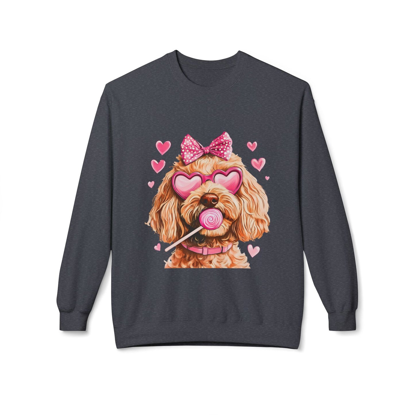 Valentines Unisex Midweight Softstyle Fleece Crewneck Sweatshirt