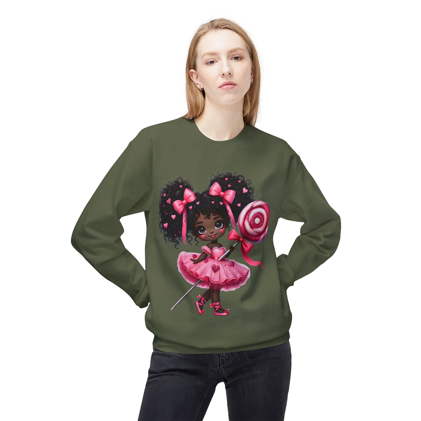 Valentines Unisex Midweight Softstyle Fleece Crewneck Sweatshirt