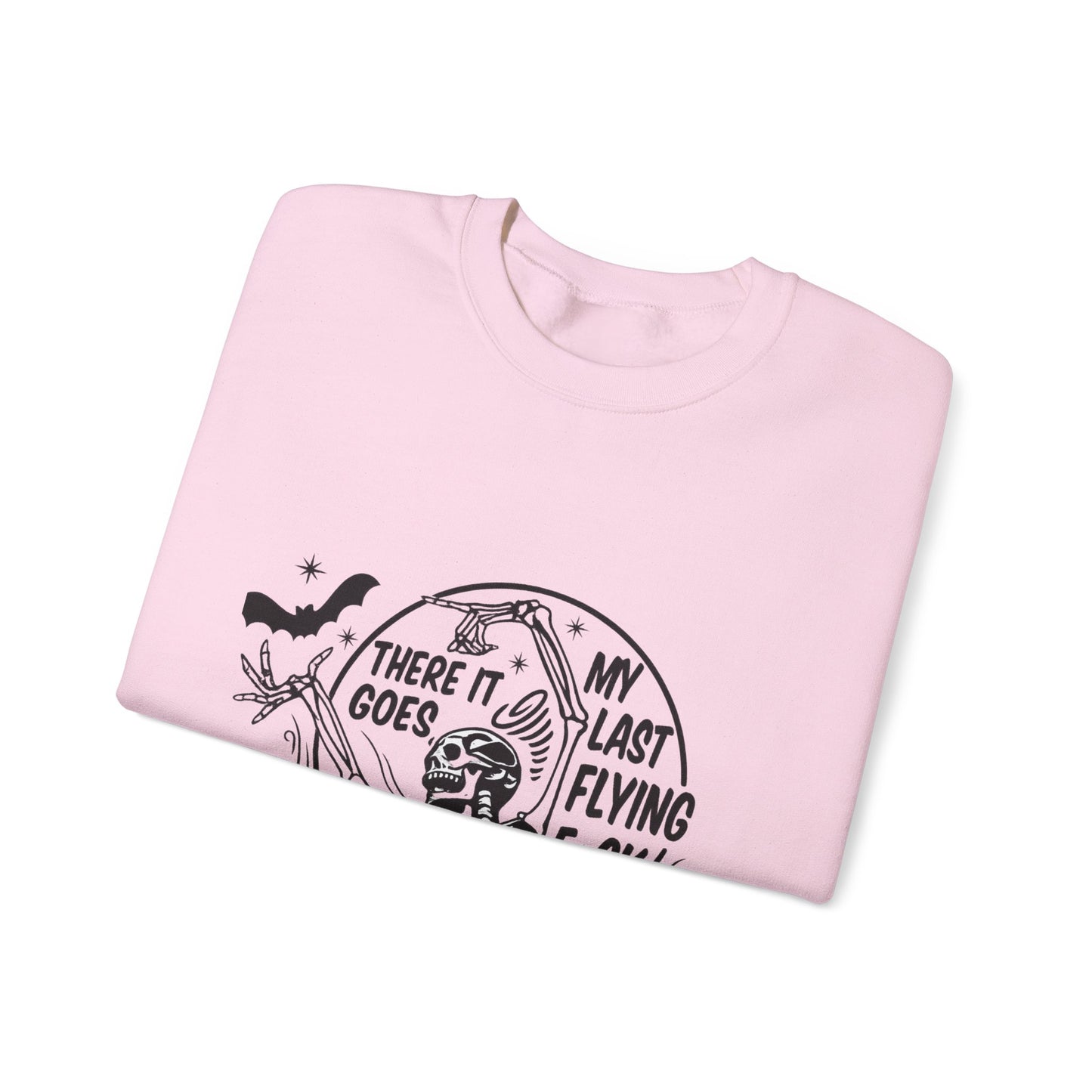 Sassy Skeleton Graphic Sweatshirt, Funny Crewneck, Unisex Humor Apparel, Perfect for Halloween, Unique Gift for Friends, Casual Wear