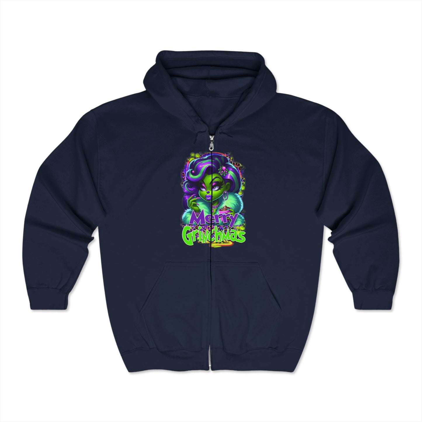 Christmas Unisex Heavy Blend™ Full Zip Hooded Sweatshirt