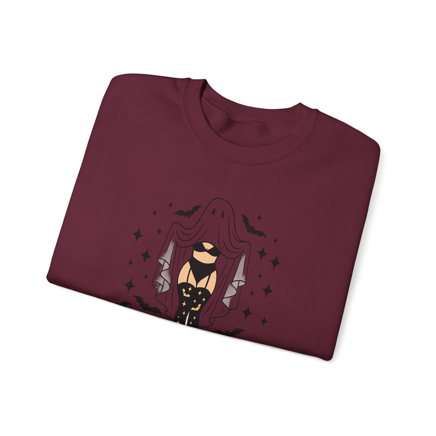 Freak in the Sheets Sweatshirt - Spooky Fun Crewneck for Halloween, Cozy Lounge Wear, Unisex Gift, Autumn Style, Casual Wardrobe Essential