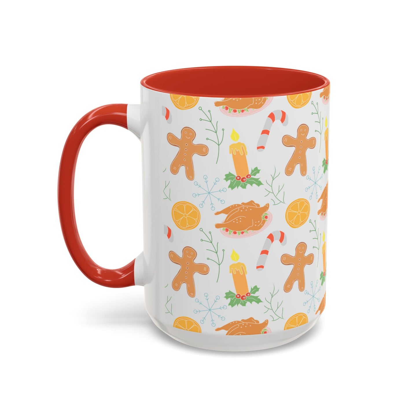 Christmas Accent Coffee Mug (11, 15oz)
