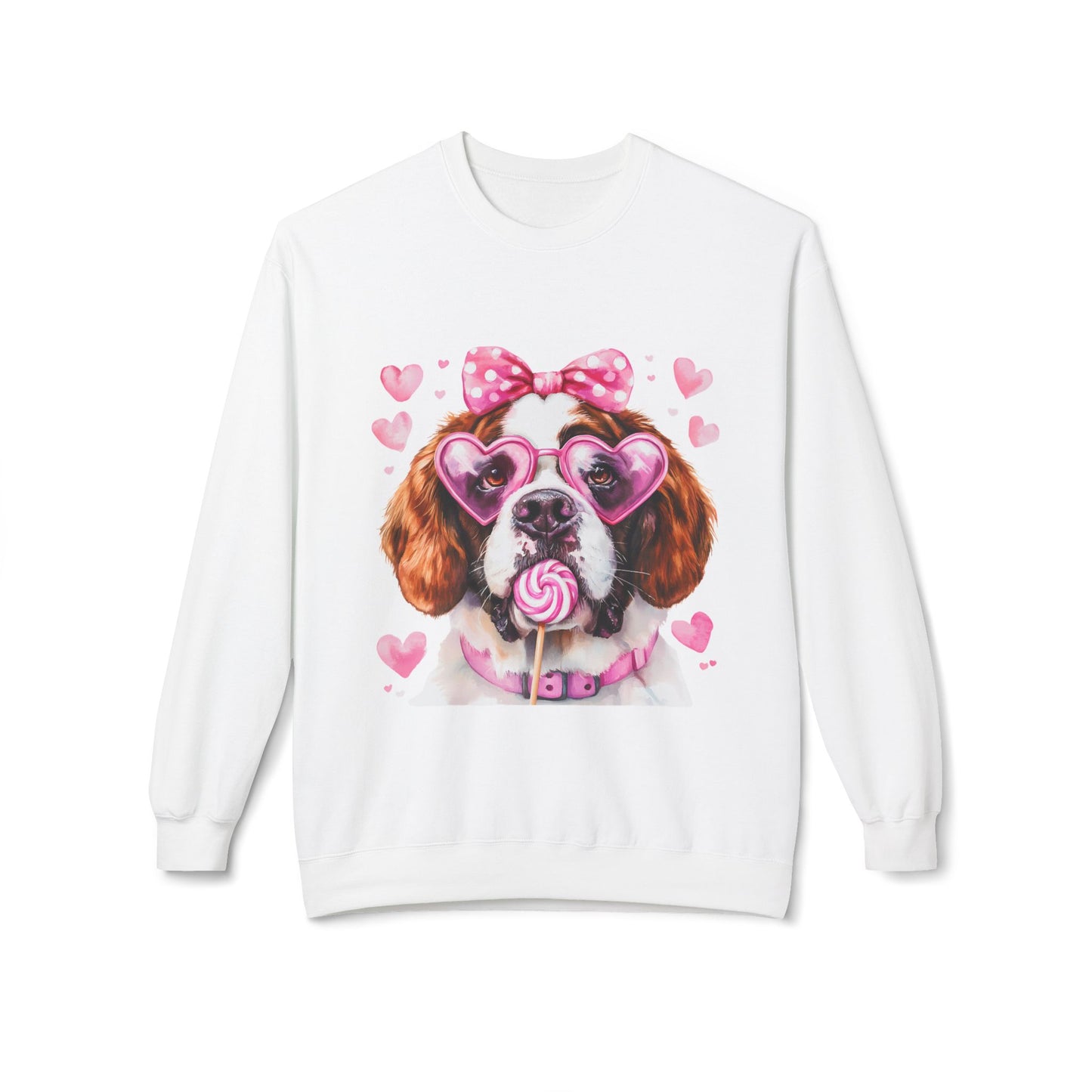 Valentines Unisex Midweight Softstyle Fleece Crewneck Sweatshirt