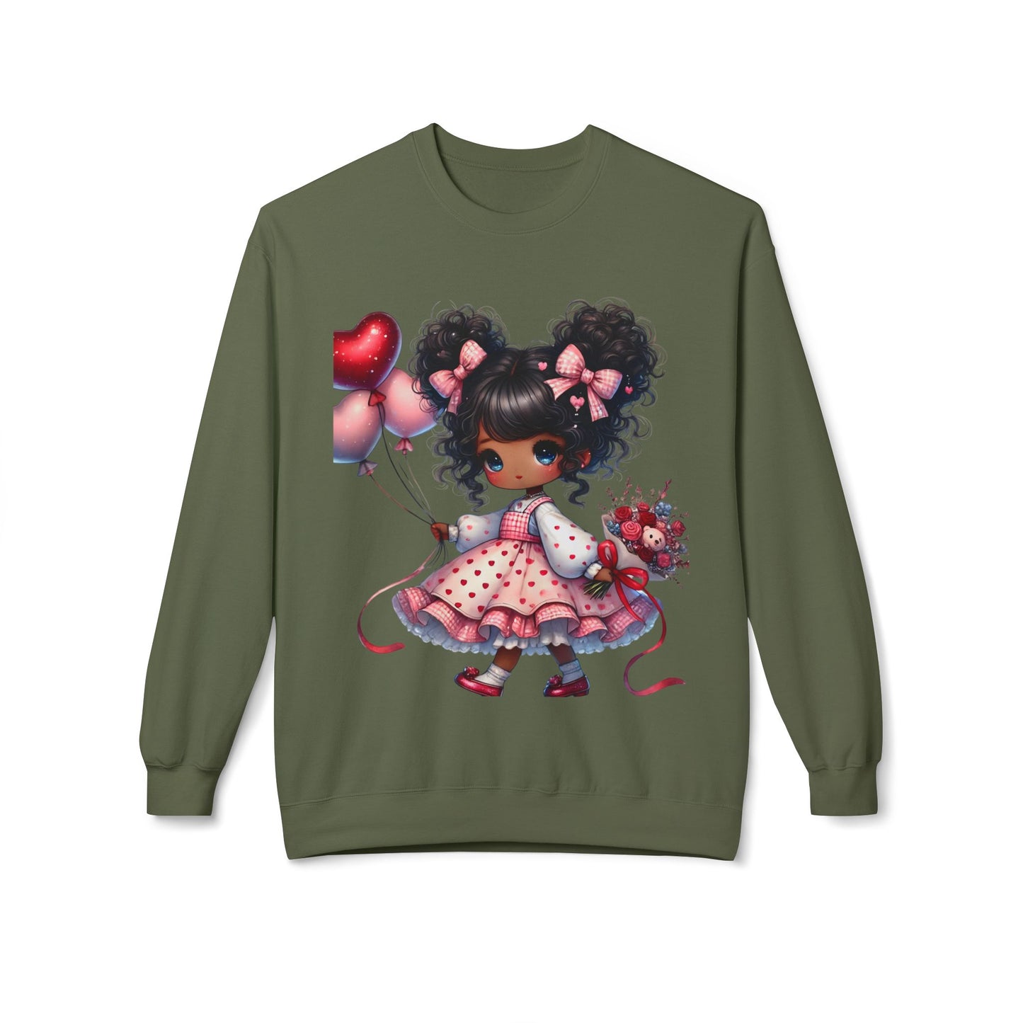 Valentines Unisex Midweight Softstyle Fleece Crewneck Sweatshirt