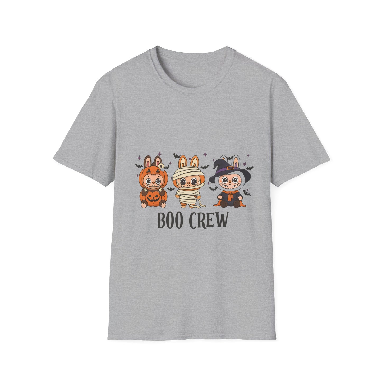 Boo Crew Halloween T-Shirt, Unisex Softstyle Tee, Cute Halloween Shirt, Fall Festival Apparel, Spooky Season Gift, Trick or Treat Top