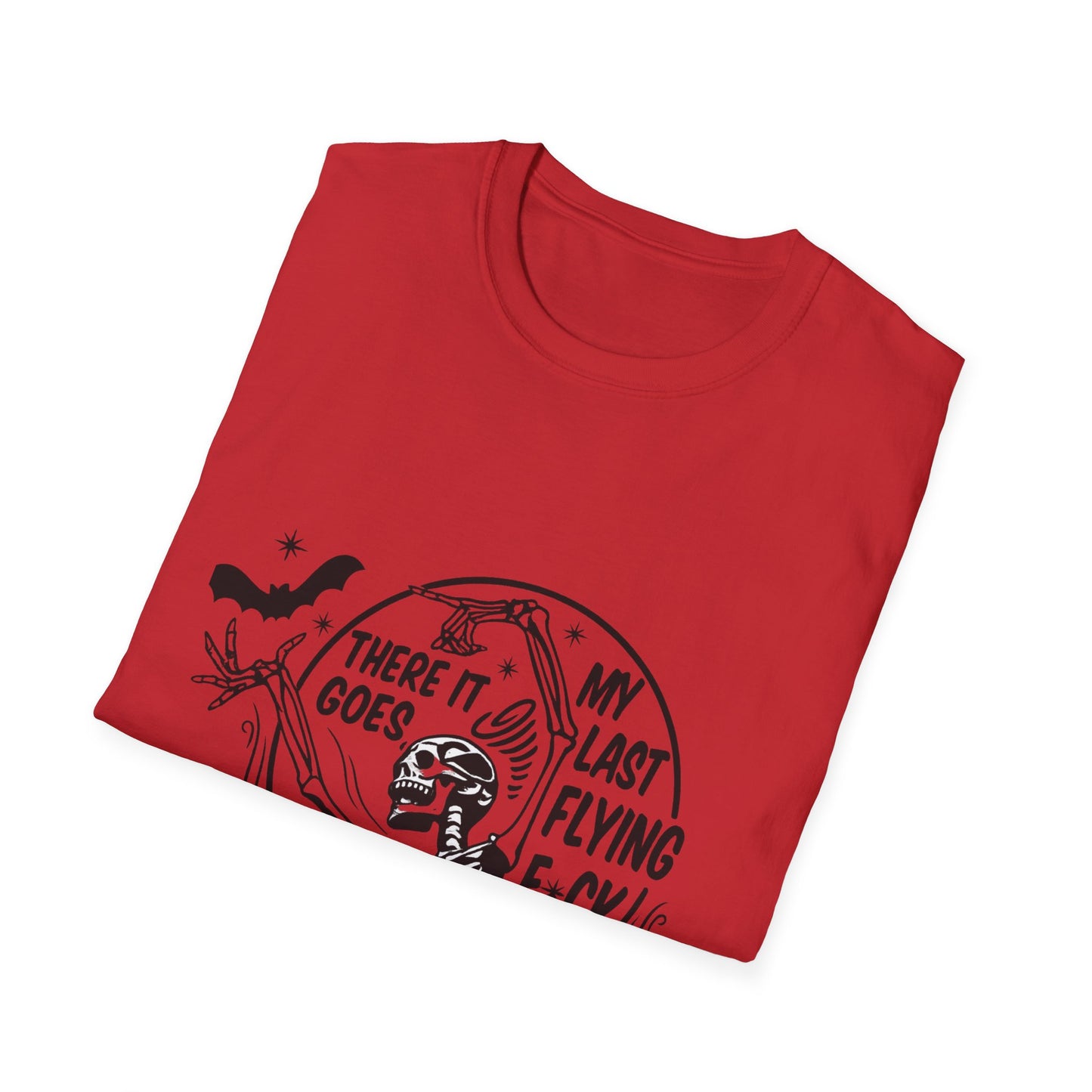 Funny Graphic Tee, There It Goes My Last Flying F*ck Shirt, Casual Wear, Gift for Friends, Relaxed Style, Humor Apparel