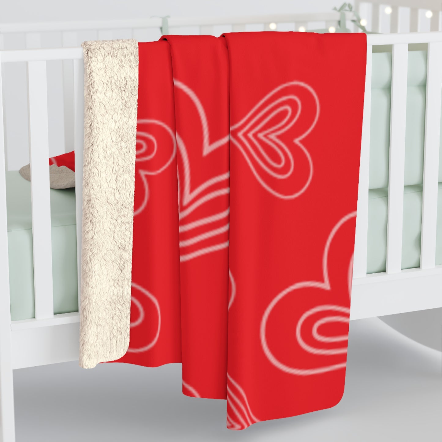Valentines Sherpa Fleece Blanket