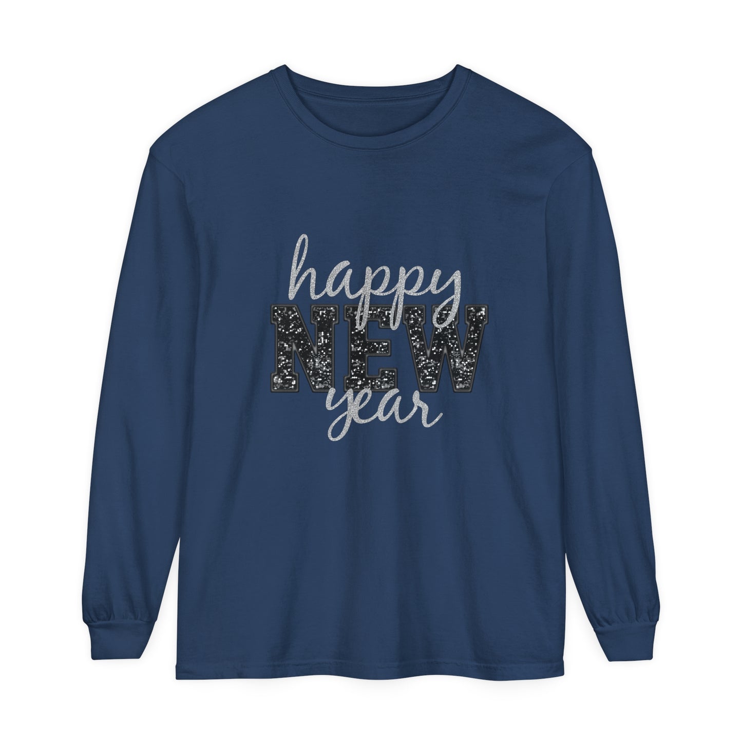 New Year Unisex Garment-dyed Long Sleeve T-Shirt