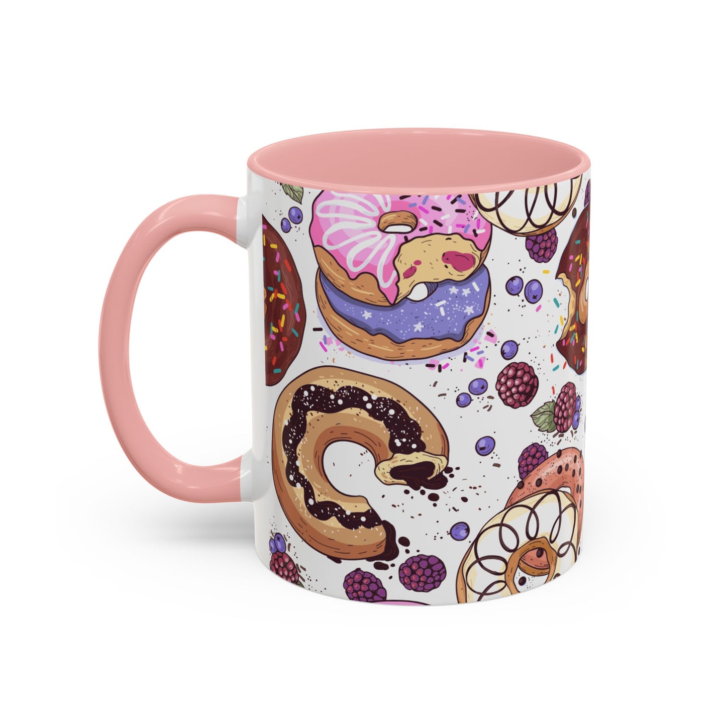 Doughnut Accent Coffee Mug (11, 15oz)