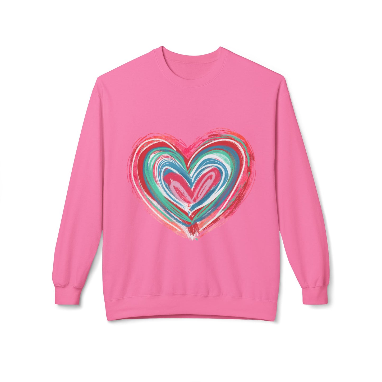 Valentines Unisex Midweight Softstyle Fleece Crewneck Sweatshirt