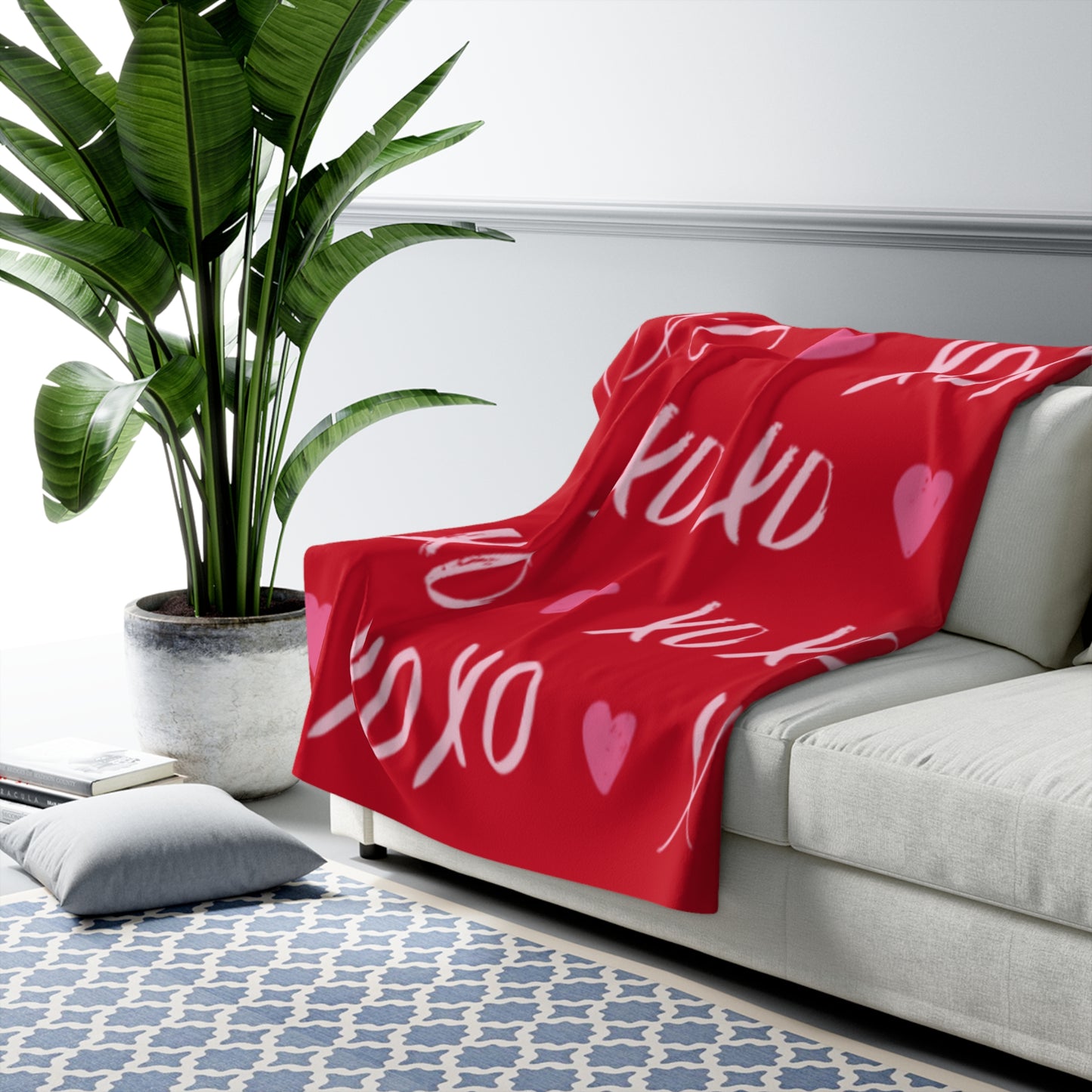 Valentines Sherpa Fleece Blanket
