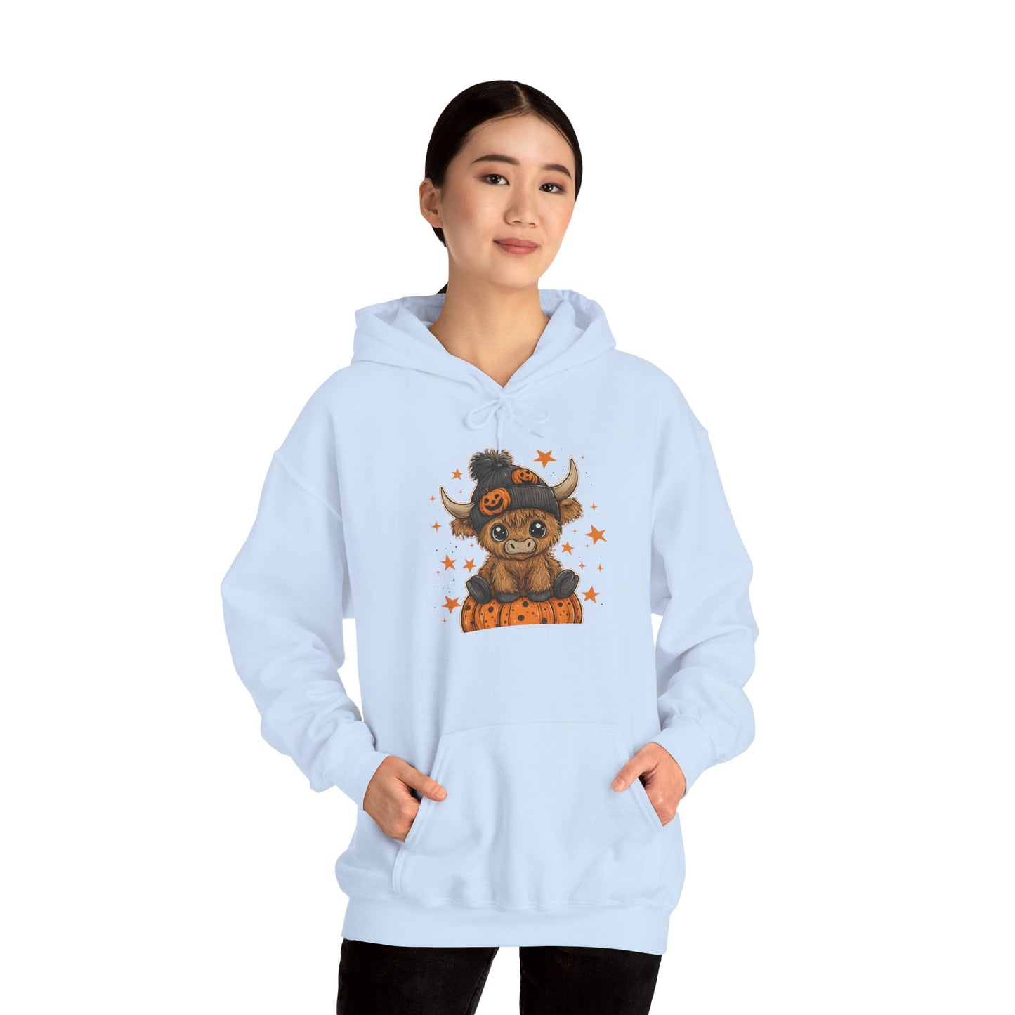 Cute Halloween Hoodie with Pumpkin Design, Fall Fashion, Costume Party Hoodie, Gift for Halloween Lovers, Unisex Fall Apparel