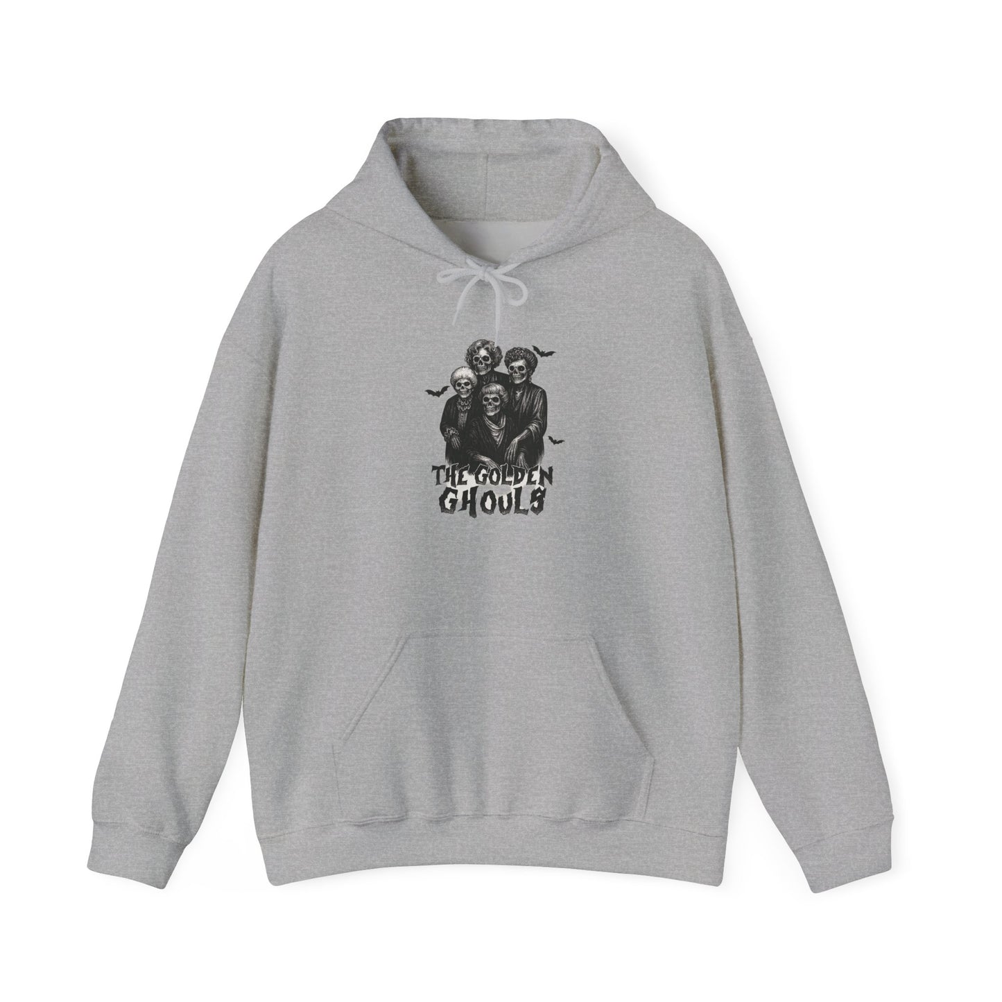 Golden Ghouls Hoodie | Spooktacular Hoodie for Halloween, Cozy Unisex Pullover, Perfect Gift for Ghost Lovers, Fall Apparel